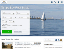 Tablet Screenshot of homefindertampabay.com